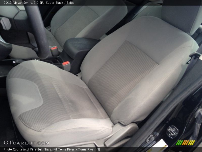 Super Black / Beige 2012 Nissan Sentra 2.0 SR