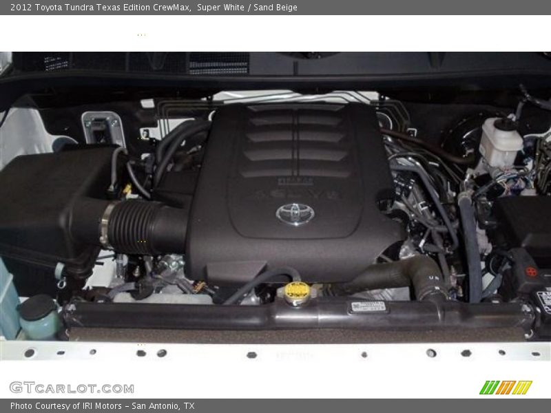 Super White / Sand Beige 2012 Toyota Tundra Texas Edition CrewMax