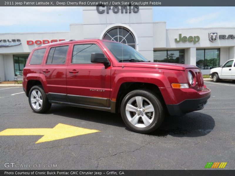 Deep Cherry Red Crystal Pearl / Dark Slate Gray/Light Pebble 2011 Jeep Patriot Latitude X