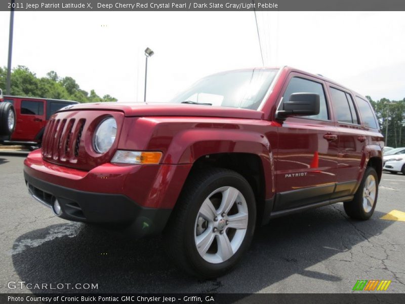 Deep Cherry Red Crystal Pearl / Dark Slate Gray/Light Pebble 2011 Jeep Patriot Latitude X