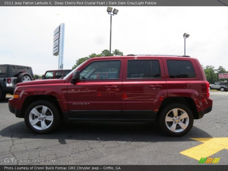 Deep Cherry Red Crystal Pearl / Dark Slate Gray/Light Pebble 2011 Jeep Patriot Latitude X