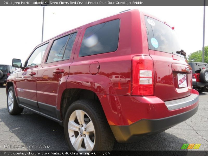 Deep Cherry Red Crystal Pearl / Dark Slate Gray/Light Pebble 2011 Jeep Patriot Latitude X
