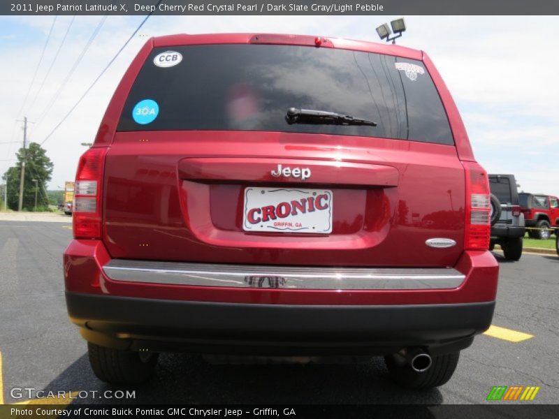 Deep Cherry Red Crystal Pearl / Dark Slate Gray/Light Pebble 2011 Jeep Patriot Latitude X