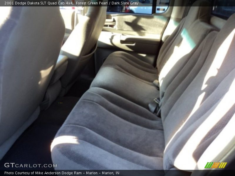 Forest Green Pearl / Dark Slate Gray 2001 Dodge Dakota SLT Quad Cab 4x4