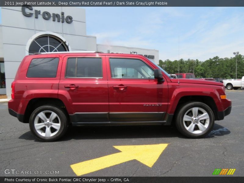 Deep Cherry Red Crystal Pearl / Dark Slate Gray/Light Pebble 2011 Jeep Patriot Latitude X