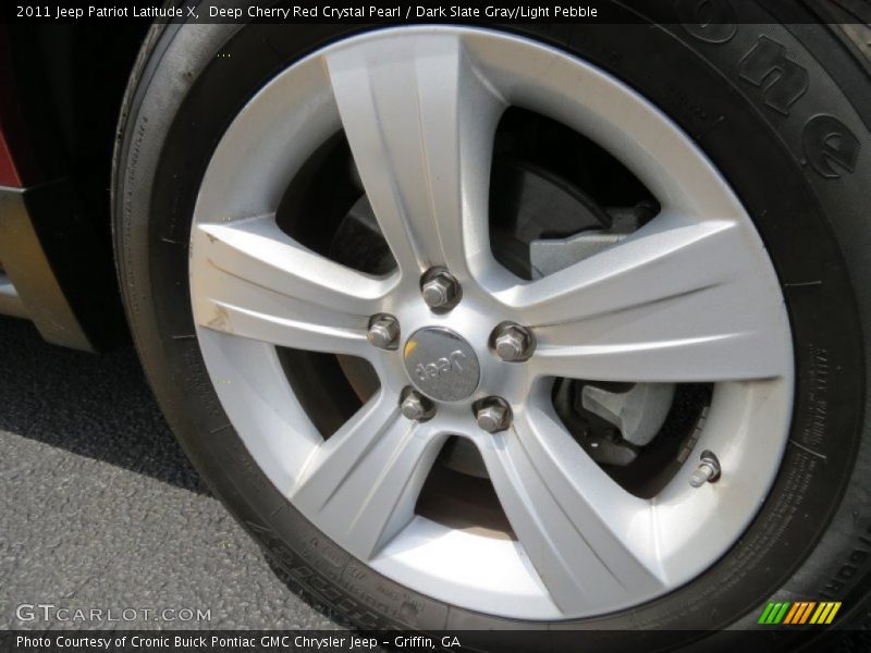 Deep Cherry Red Crystal Pearl / Dark Slate Gray/Light Pebble 2011 Jeep Patriot Latitude X