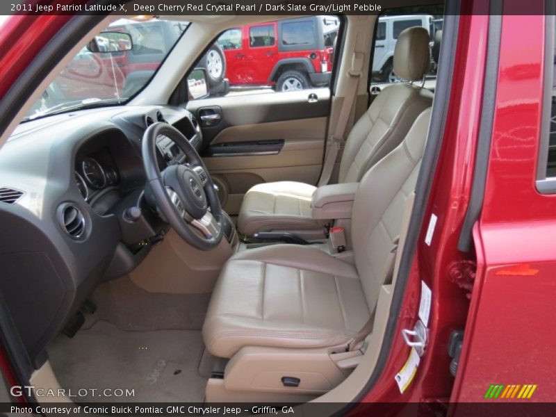 Deep Cherry Red Crystal Pearl / Dark Slate Gray/Light Pebble 2011 Jeep Patriot Latitude X