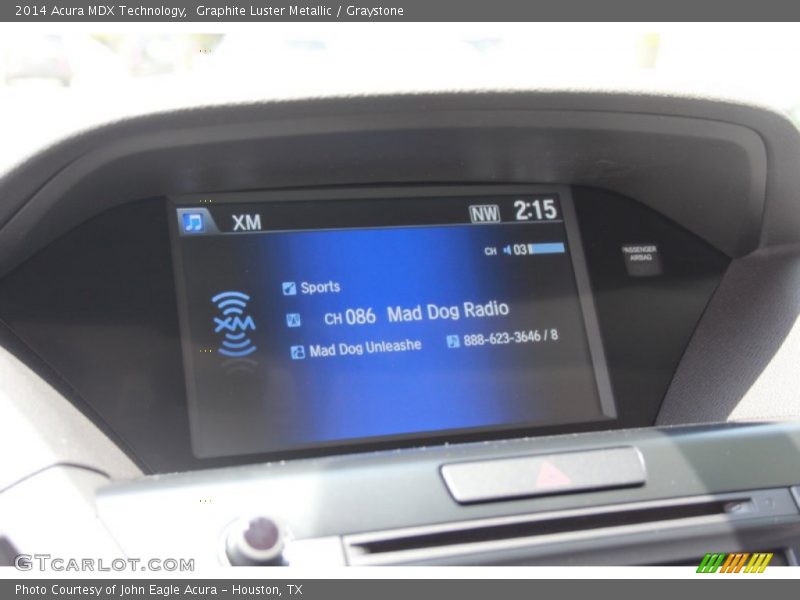 Graphite Luster Metallic / Graystone 2014 Acura MDX Technology