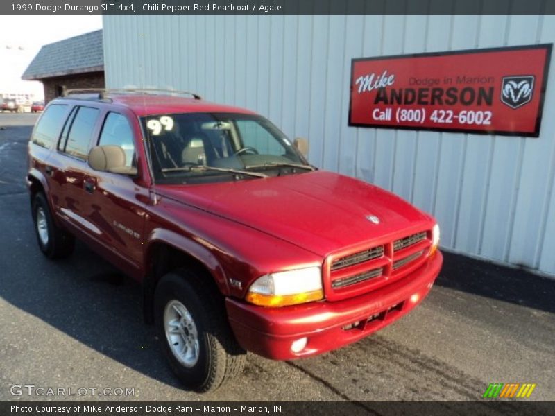 Chili Pepper Red Pearlcoat / Agate 1999 Dodge Durango SLT 4x4
