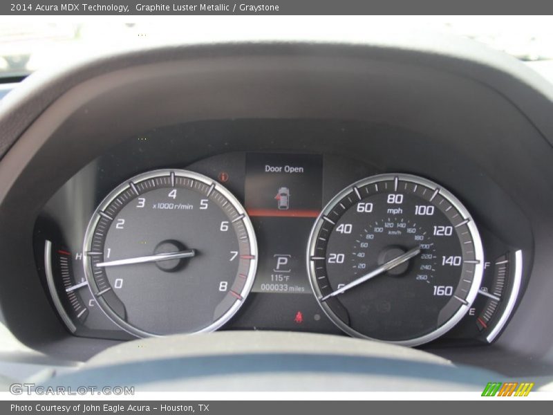 Graphite Luster Metallic / Graystone 2014 Acura MDX Technology