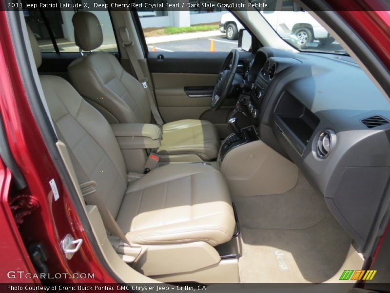 Deep Cherry Red Crystal Pearl / Dark Slate Gray/Light Pebble 2011 Jeep Patriot Latitude X