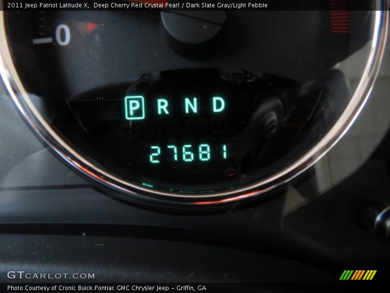 Deep Cherry Red Crystal Pearl / Dark Slate Gray/Light Pebble 2011 Jeep Patriot Latitude X