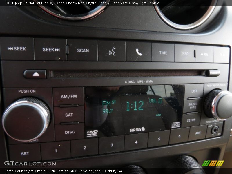 Deep Cherry Red Crystal Pearl / Dark Slate Gray/Light Pebble 2011 Jeep Patriot Latitude X