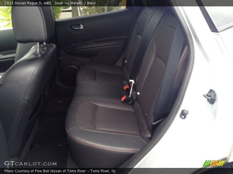 Silver Ice Metallic / Black 2011 Nissan Rogue SL AWD