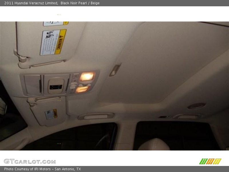 Black Noir Pearl / Beige 2011 Hyundai Veracruz Limited