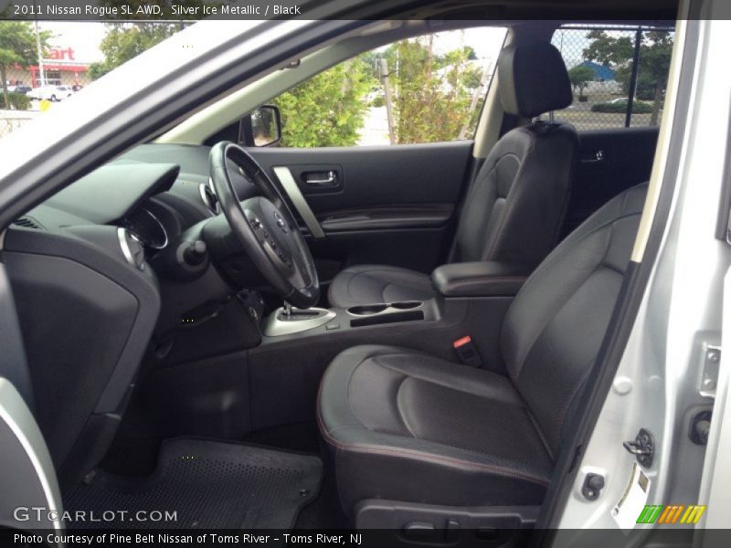 Silver Ice Metallic / Black 2011 Nissan Rogue SL AWD