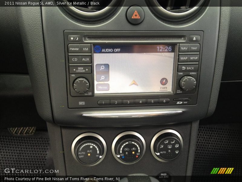 Silver Ice Metallic / Black 2011 Nissan Rogue SL AWD