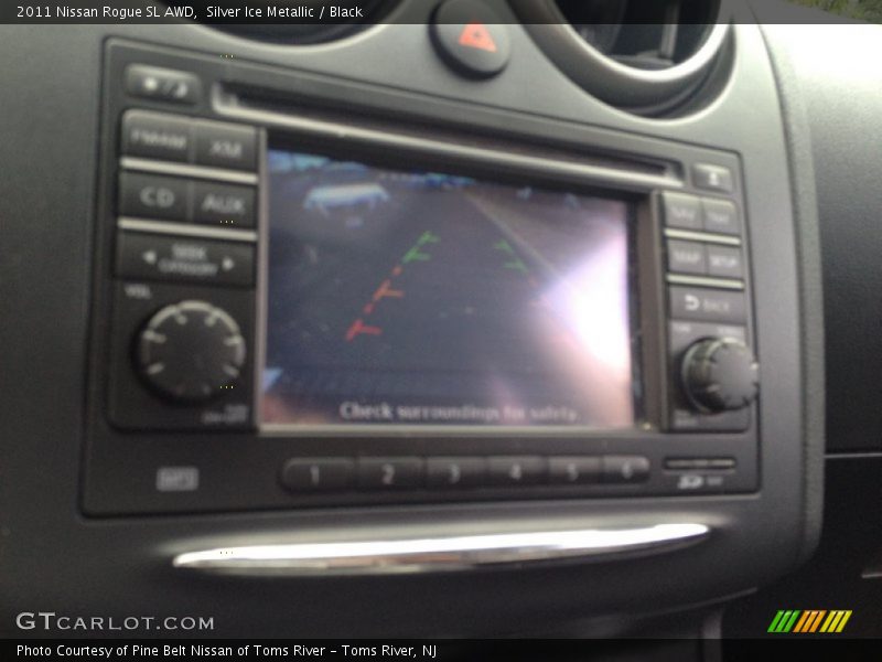 Silver Ice Metallic / Black 2011 Nissan Rogue SL AWD