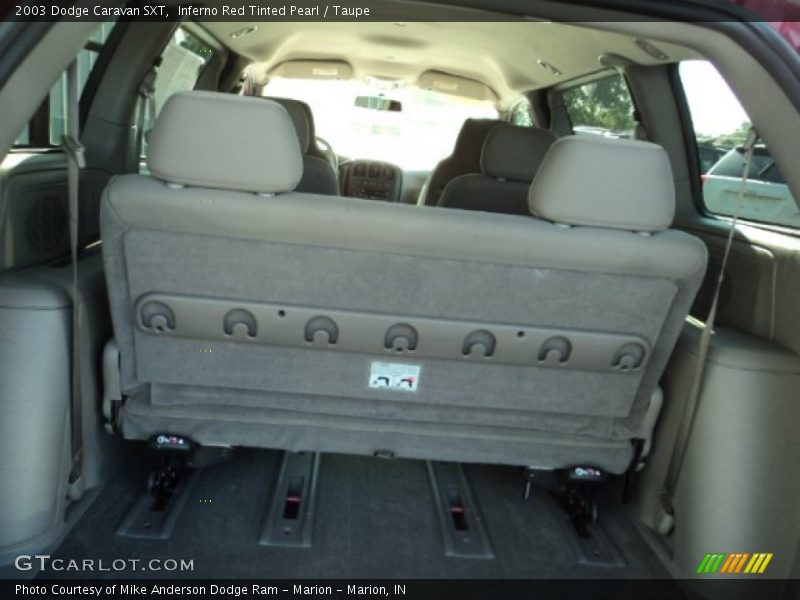 Inferno Red Tinted Pearl / Taupe 2003 Dodge Caravan SXT