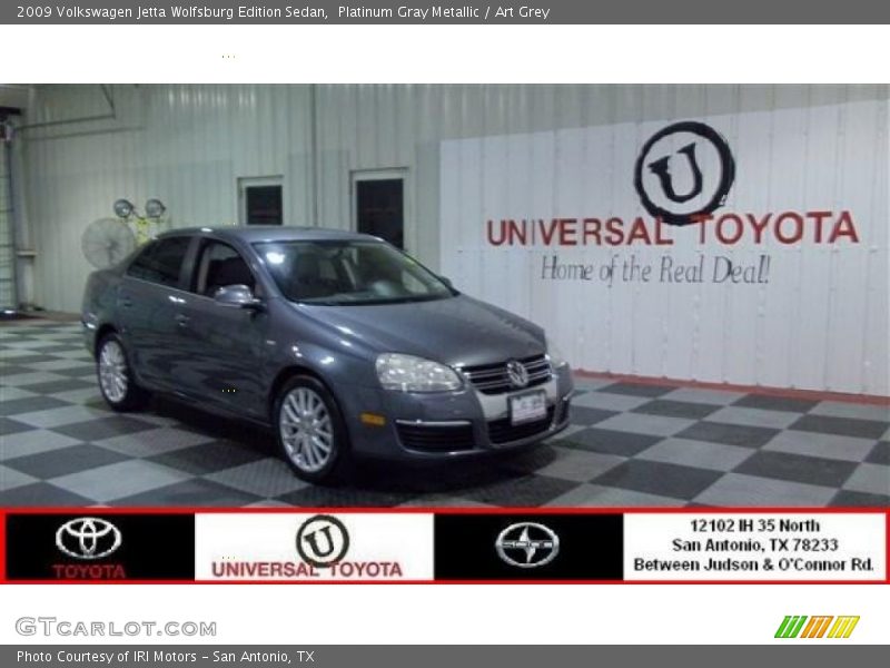 Platinum Gray Metallic / Art Grey 2009 Volkswagen Jetta Wolfsburg Edition Sedan