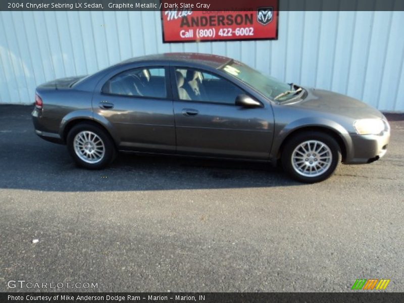 Graphite Metallic / Dark Slate Gray 2004 Chrysler Sebring LX Sedan