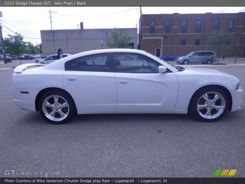 Ivory Pearl / Black 2013 Dodge Charger SXT