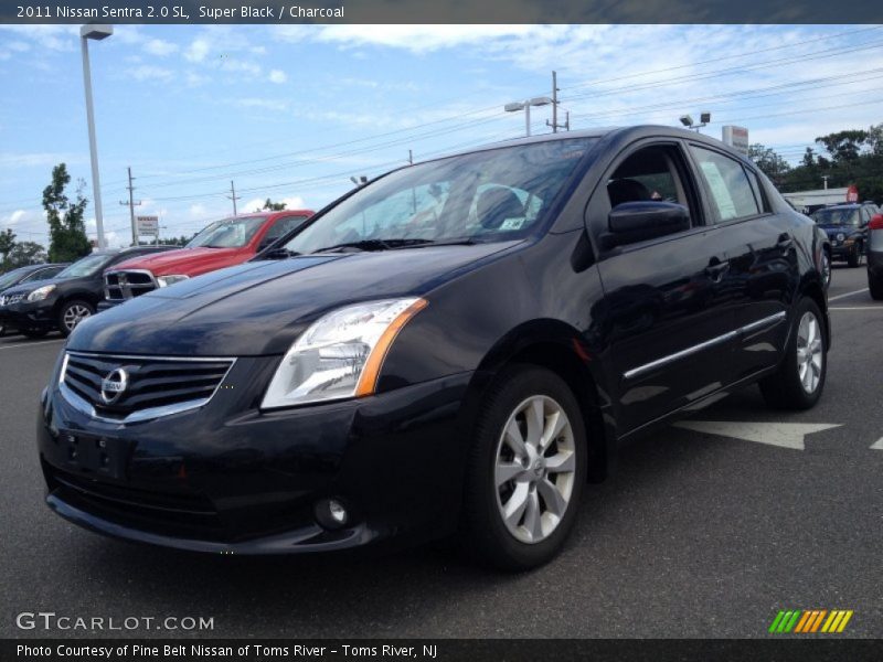 Super Black / Charcoal 2011 Nissan Sentra 2.0 SL