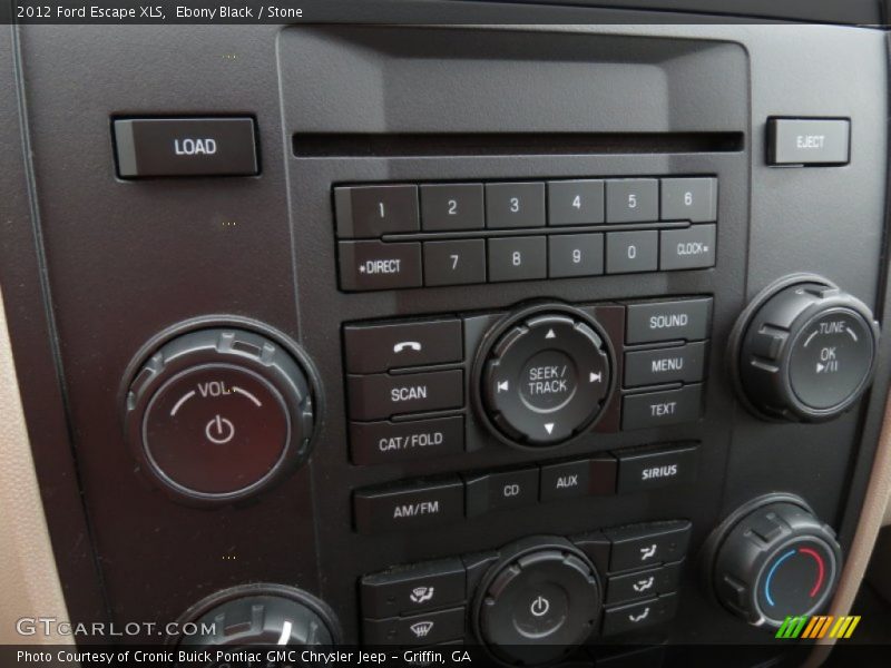 Ebony Black / Stone 2012 Ford Escape XLS