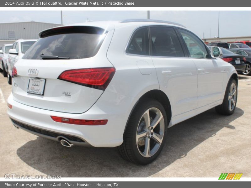 Glacier White Metallic / Pistachio Beige 2014 Audi Q5 3.0 TFSI quattro