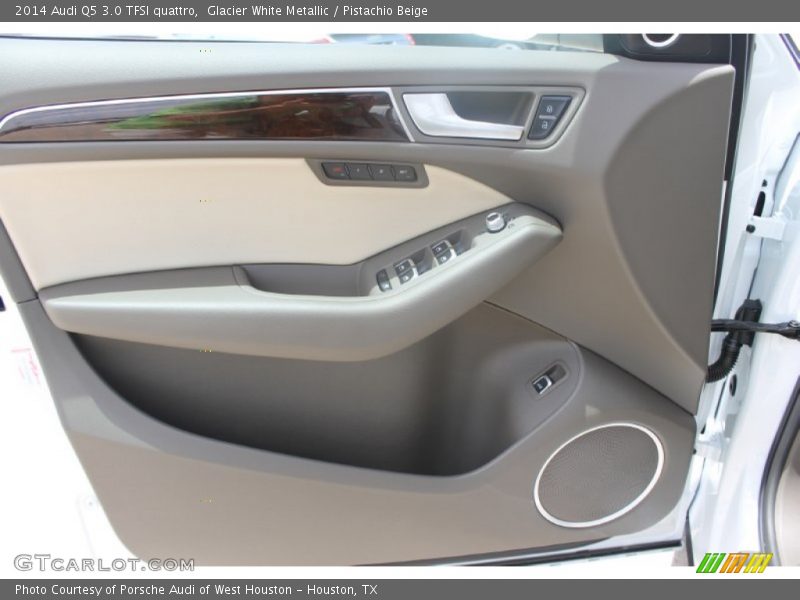 Glacier White Metallic / Pistachio Beige 2014 Audi Q5 3.0 TFSI quattro
