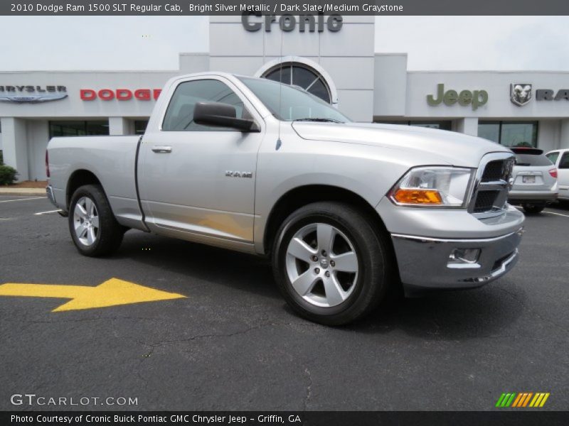 Bright Silver Metallic / Dark Slate/Medium Graystone 2010 Dodge Ram 1500 SLT Regular Cab