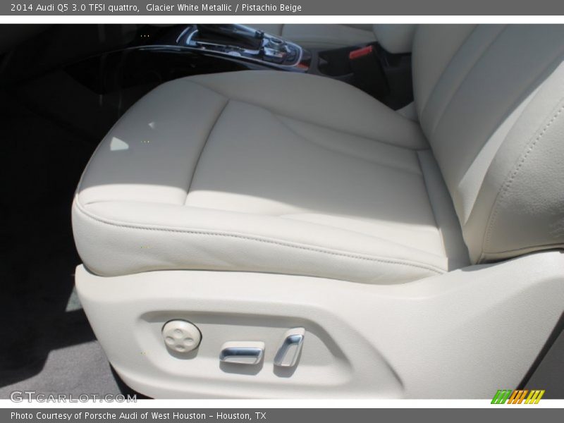 Glacier White Metallic / Pistachio Beige 2014 Audi Q5 3.0 TFSI quattro