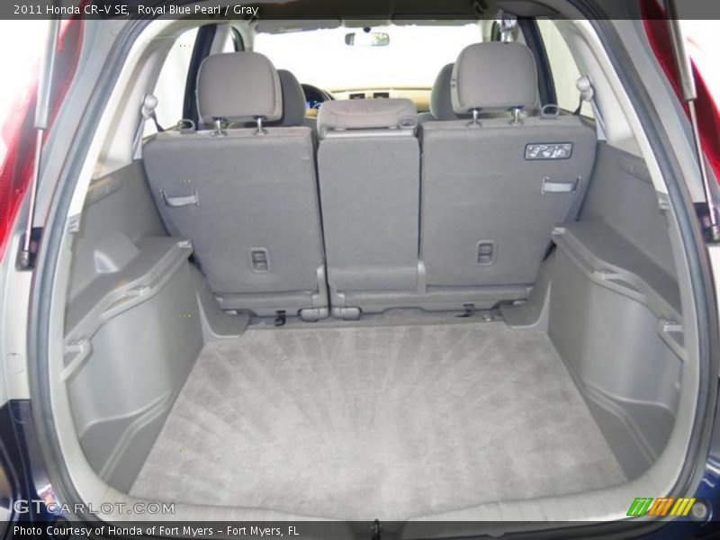 Royal Blue Pearl / Gray 2011 Honda CR-V SE