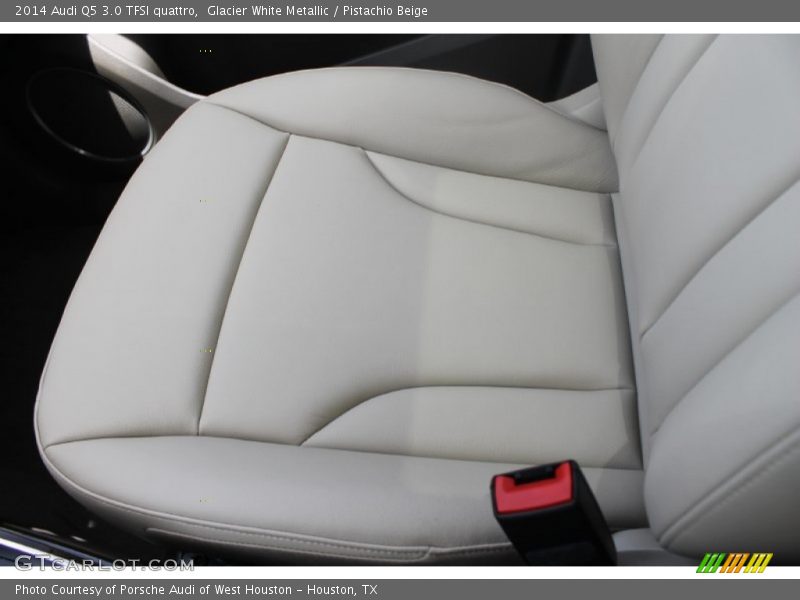 Glacier White Metallic / Pistachio Beige 2014 Audi Q5 3.0 TFSI quattro