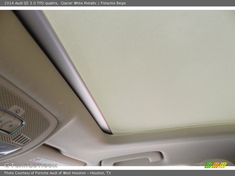 Glacier White Metallic / Pistachio Beige 2014 Audi Q5 3.0 TFSI quattro