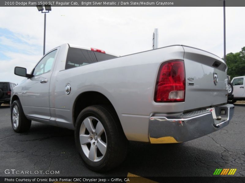 Bright Silver Metallic / Dark Slate/Medium Graystone 2010 Dodge Ram 1500 SLT Regular Cab