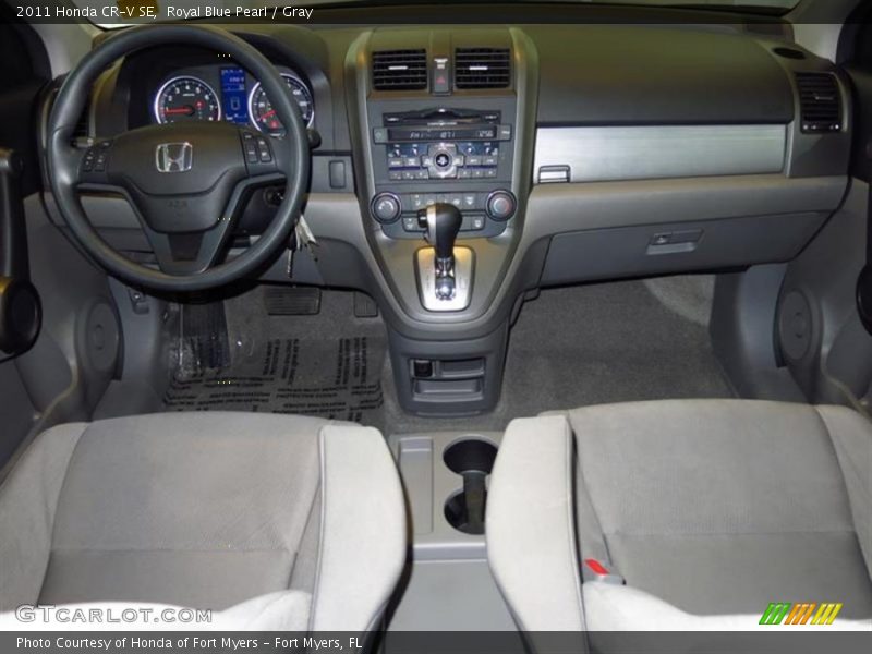 Royal Blue Pearl / Gray 2011 Honda CR-V SE