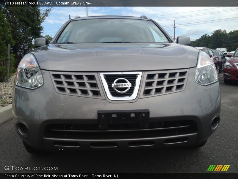 Gotham Gray / Gray 2010 Nissan Rogue SL AWD