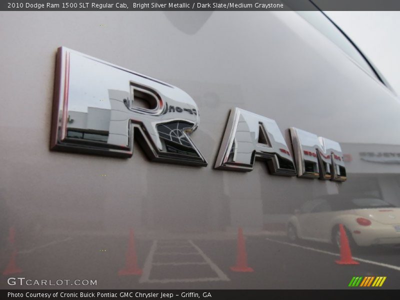 Bright Silver Metallic / Dark Slate/Medium Graystone 2010 Dodge Ram 1500 SLT Regular Cab