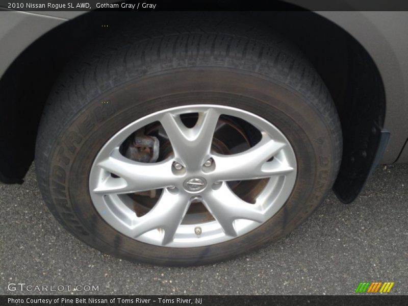 Gotham Gray / Gray 2010 Nissan Rogue SL AWD