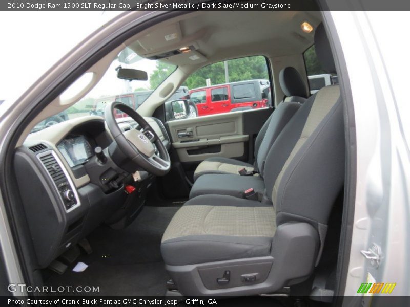 Bright Silver Metallic / Dark Slate/Medium Graystone 2010 Dodge Ram 1500 SLT Regular Cab