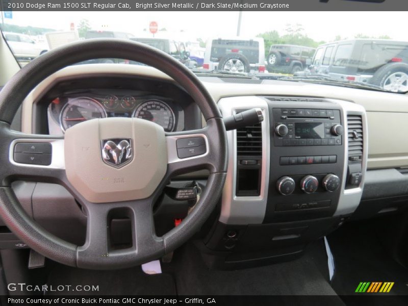 Bright Silver Metallic / Dark Slate/Medium Graystone 2010 Dodge Ram 1500 SLT Regular Cab