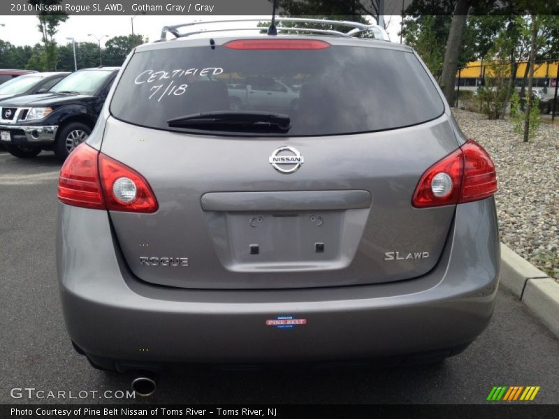 Gotham Gray / Gray 2010 Nissan Rogue SL AWD