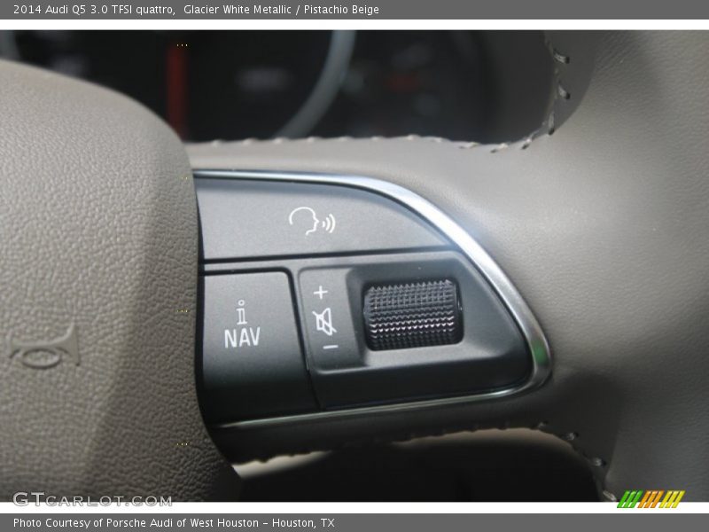 Glacier White Metallic / Pistachio Beige 2014 Audi Q5 3.0 TFSI quattro