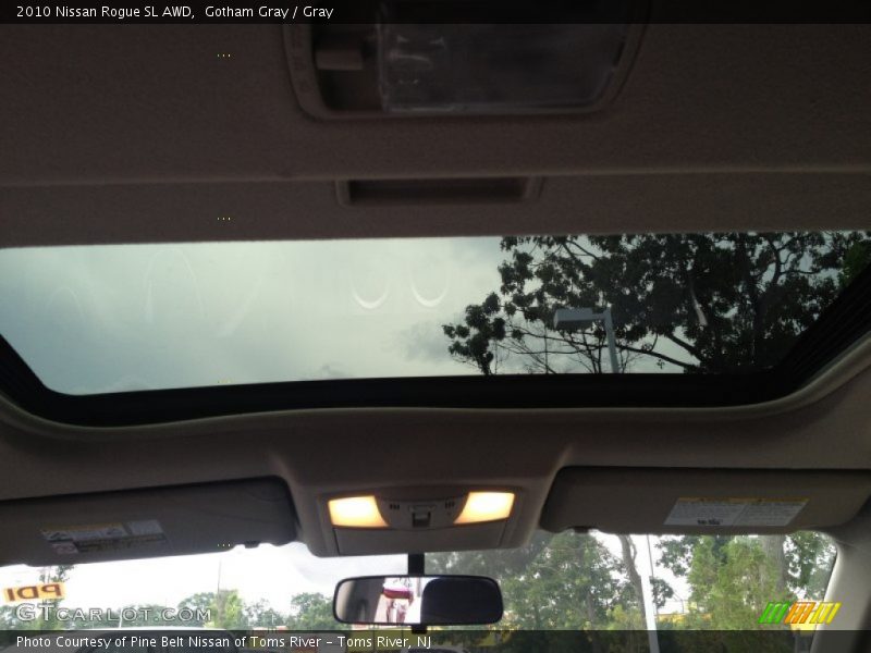 Gotham Gray / Gray 2010 Nissan Rogue SL AWD