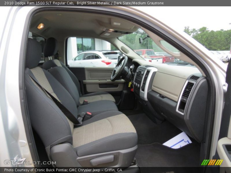 Bright Silver Metallic / Dark Slate/Medium Graystone 2010 Dodge Ram 1500 SLT Regular Cab