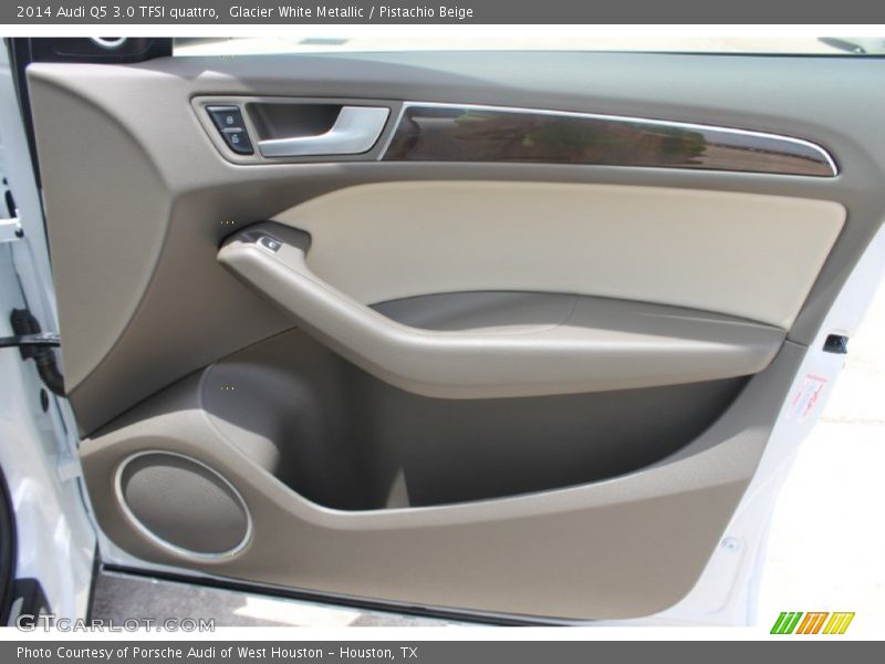 Glacier White Metallic / Pistachio Beige 2014 Audi Q5 3.0 TFSI quattro