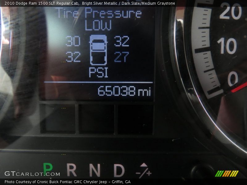 Bright Silver Metallic / Dark Slate/Medium Graystone 2010 Dodge Ram 1500 SLT Regular Cab