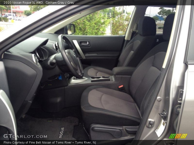 Gotham Gray / Gray 2010 Nissan Rogue SL AWD