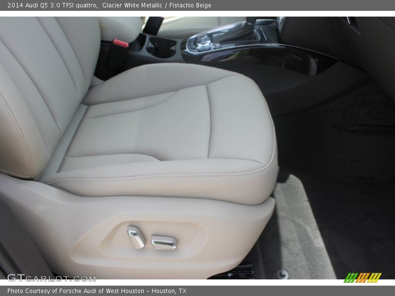Glacier White Metallic / Pistachio Beige 2014 Audi Q5 3.0 TFSI quattro